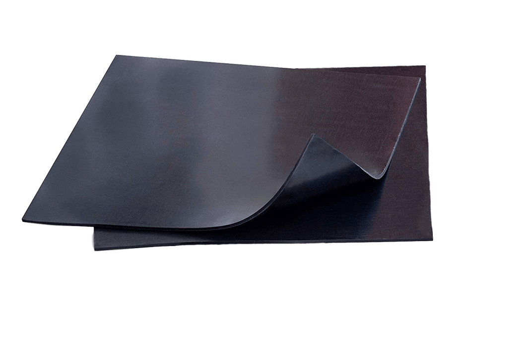 Rubber Sheets, Black, 6x6-Inch by 1/16 (Pack of 2) Neoprene, Tube Grip Bumpers, Varnish Protection