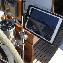 Load image into Gallery viewer, Tidal Mounts Clamp On Boat Helm Tablet Mount

